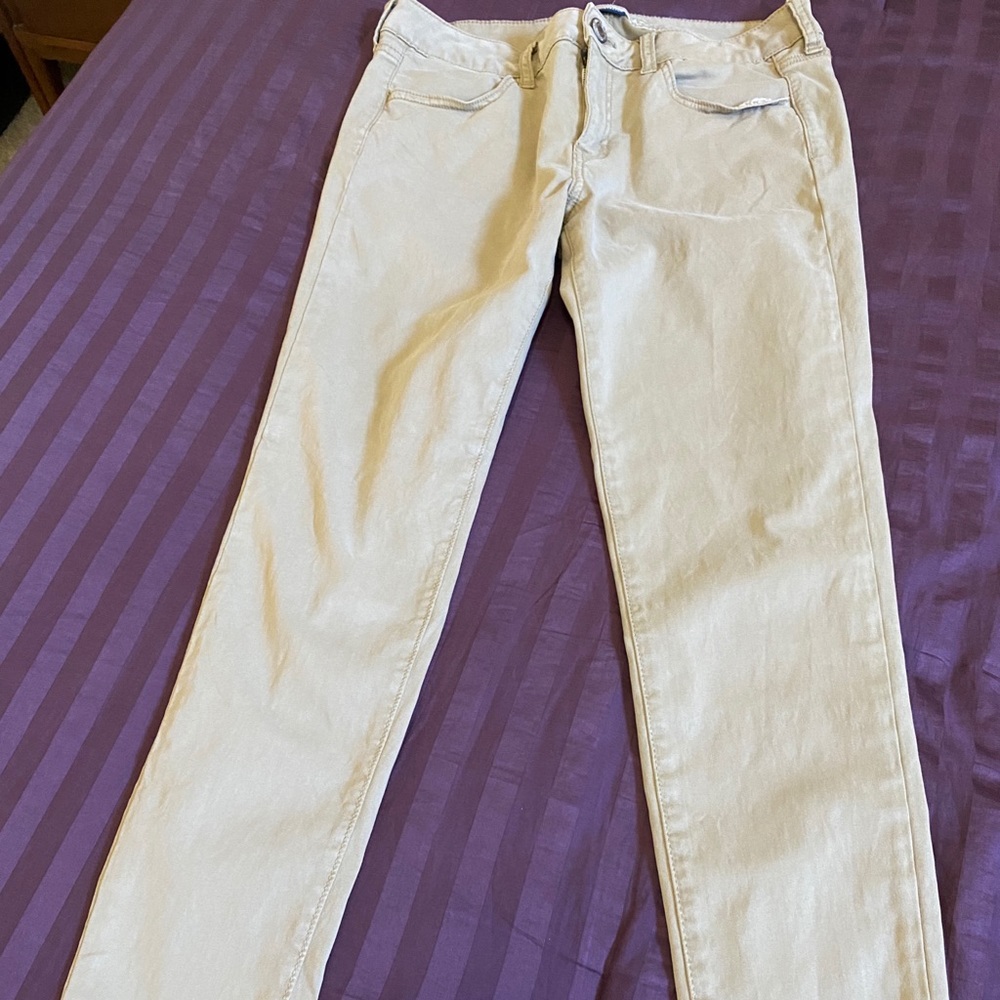 American Eagle super stretch jeggings.  10R